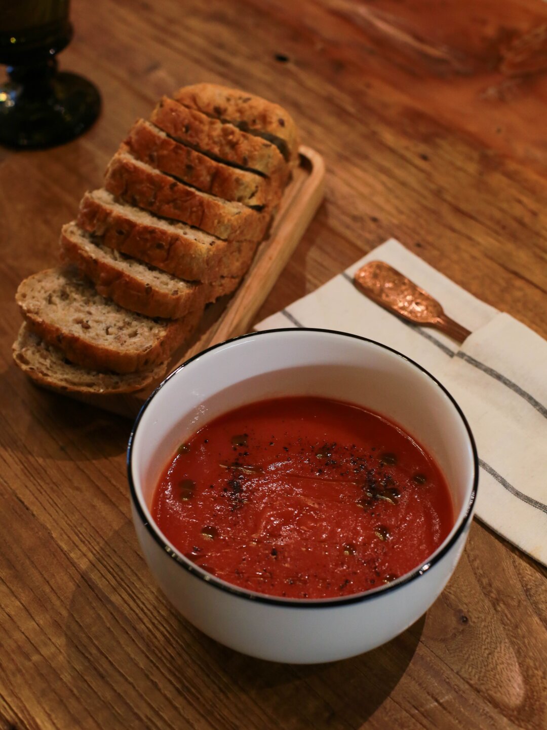 Крем-суп из томатов в «Доме Демидовых»