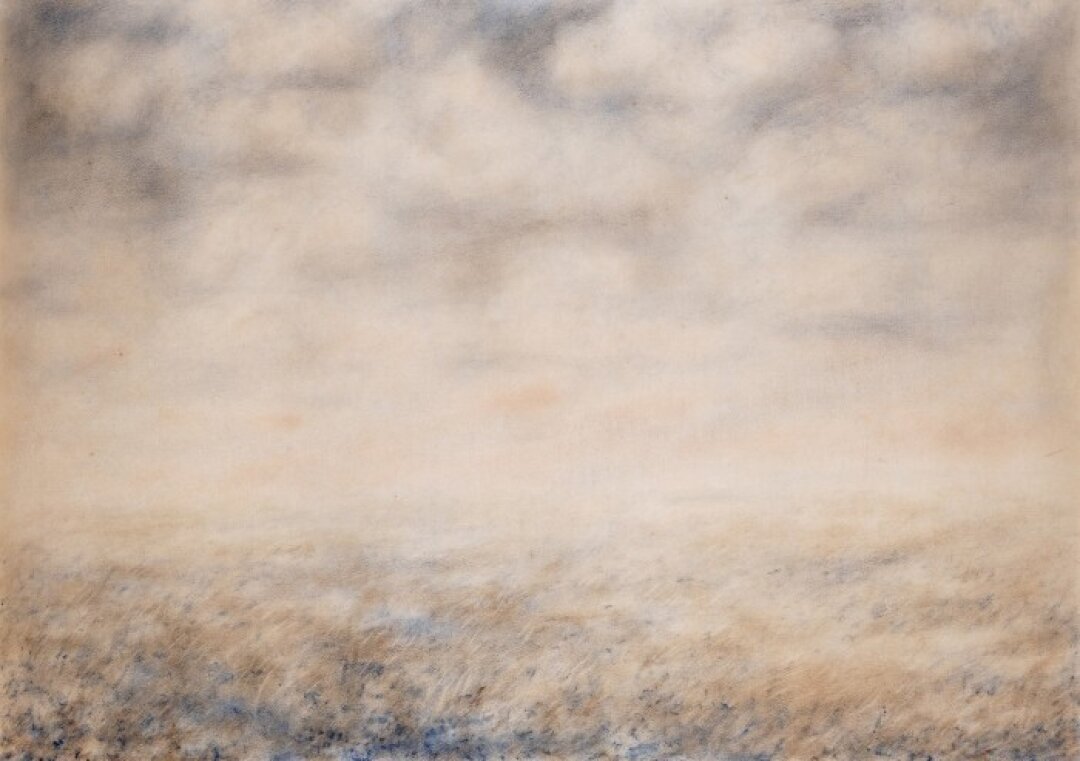 Василий Ситников, «Поле. Утренний туман». 1970 год