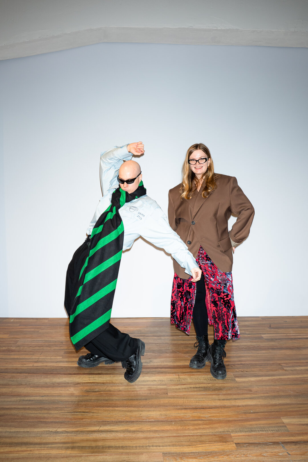 Основатели бренда fitsnerbabaeva — Витя и Даша