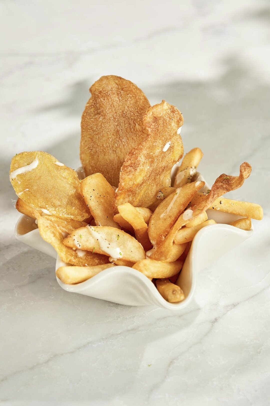 Картофельное трио patatas bravas