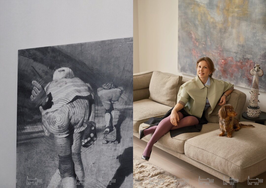 Восхищаемся квартирой искусствоведа Полины Бондаревой, учимся «на вырост» встраивать искусство в контекст своей жизни и интегрировать диджитал-арт в