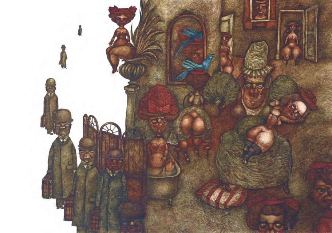 Эскизы к фильму «Про уродов и людей». Реж. А. Балабанов. Худ. по костюмам Н. Васильева. 1998