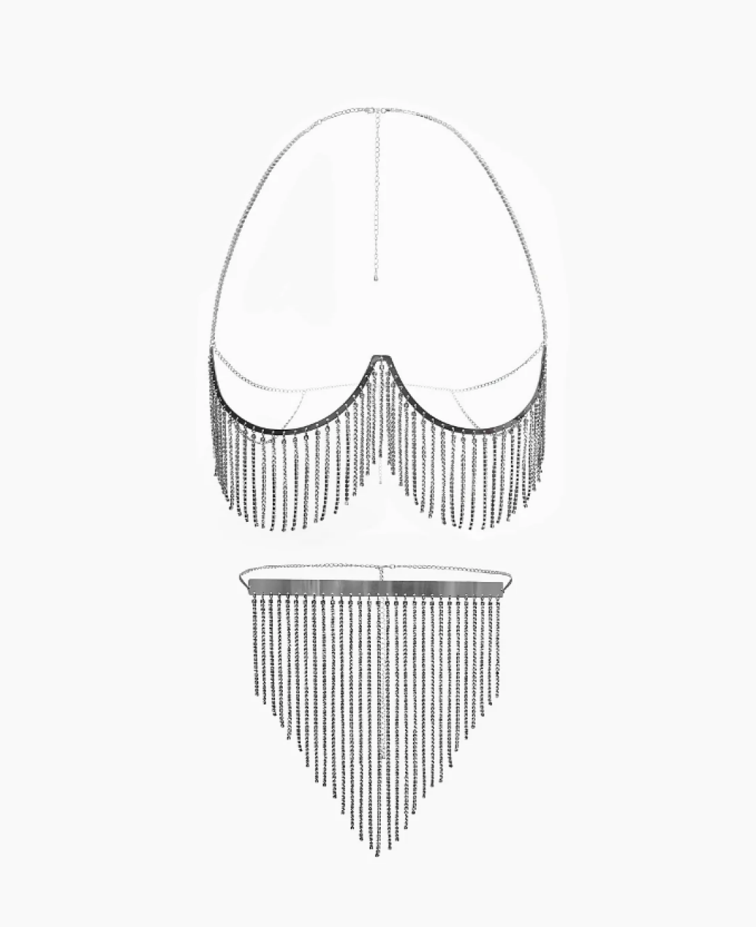 Открытый бюстгальтер и пояс, INCANTO