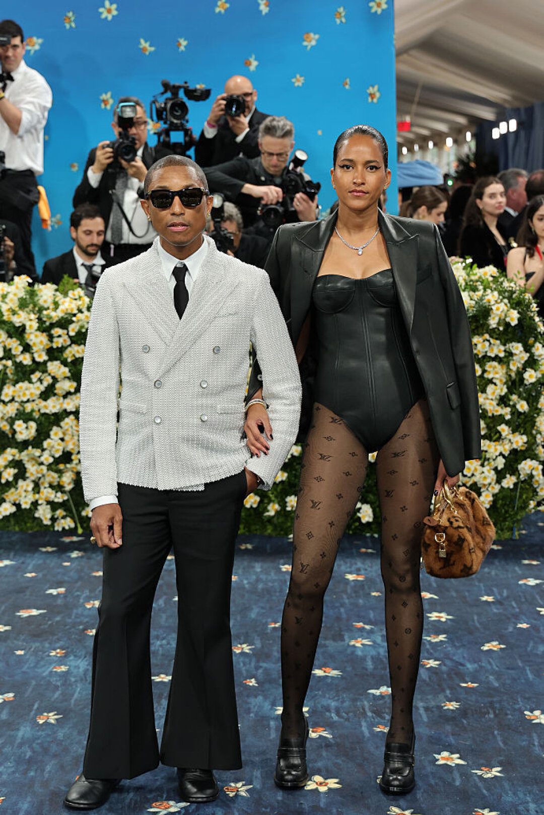 Фаррелл Уильямс с женой Хелен Ласичан