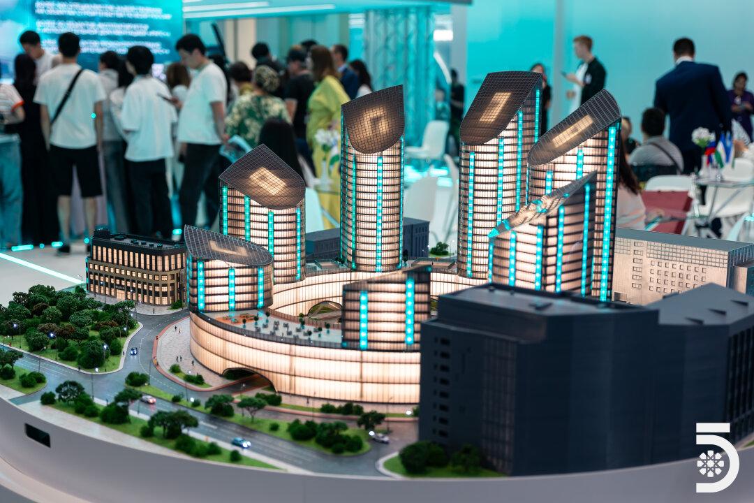 Макет Межвузовского студенческого кампуса Евразийского научно-образовательного центра