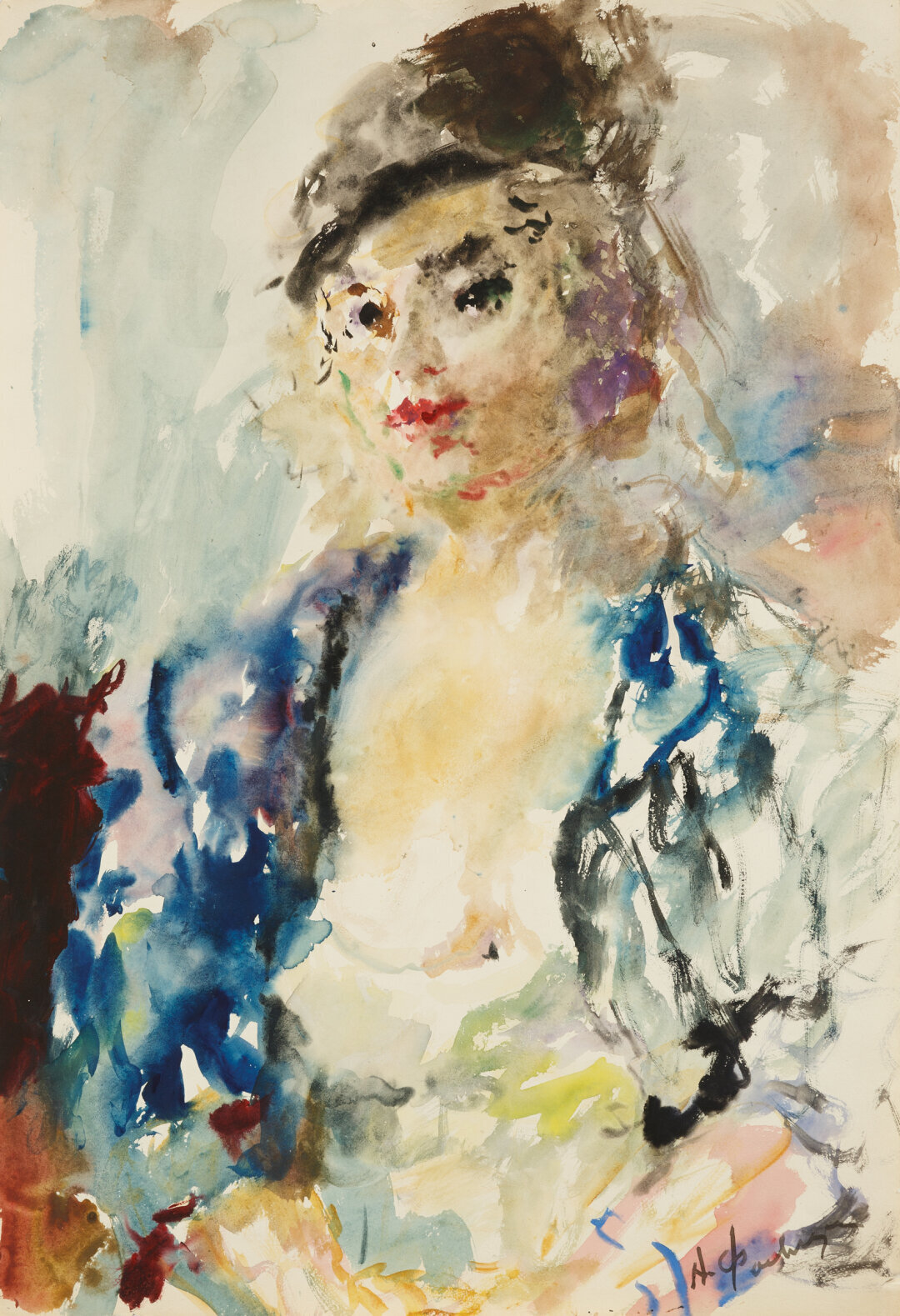 Артур Фонвизин "Портрет жены", 1946 год