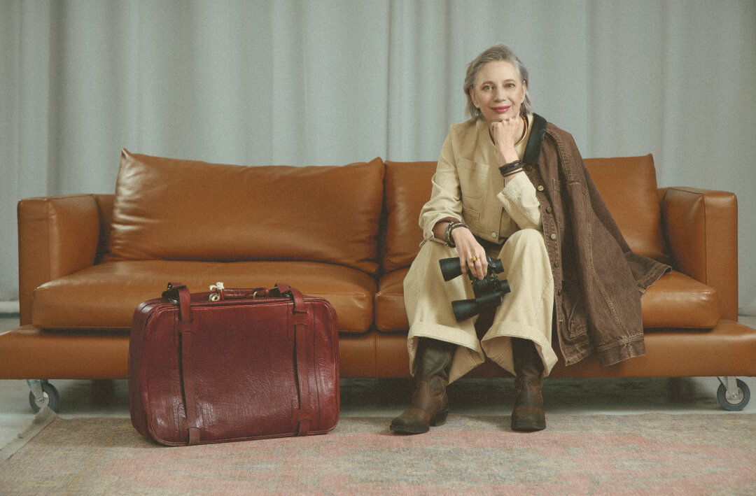 Куртка, брюки и джемпер BRUSNIKA, сапоги ZARA