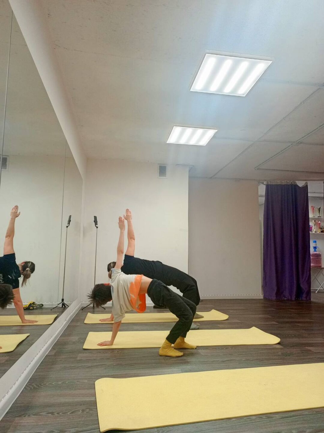 Занятие в лагере «Академии движения»