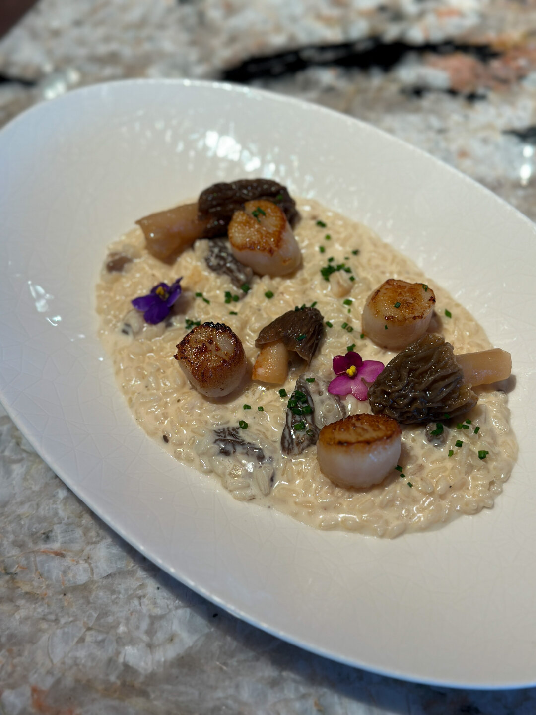 Ризотто со сморчками из Meduza Seafood&Wine