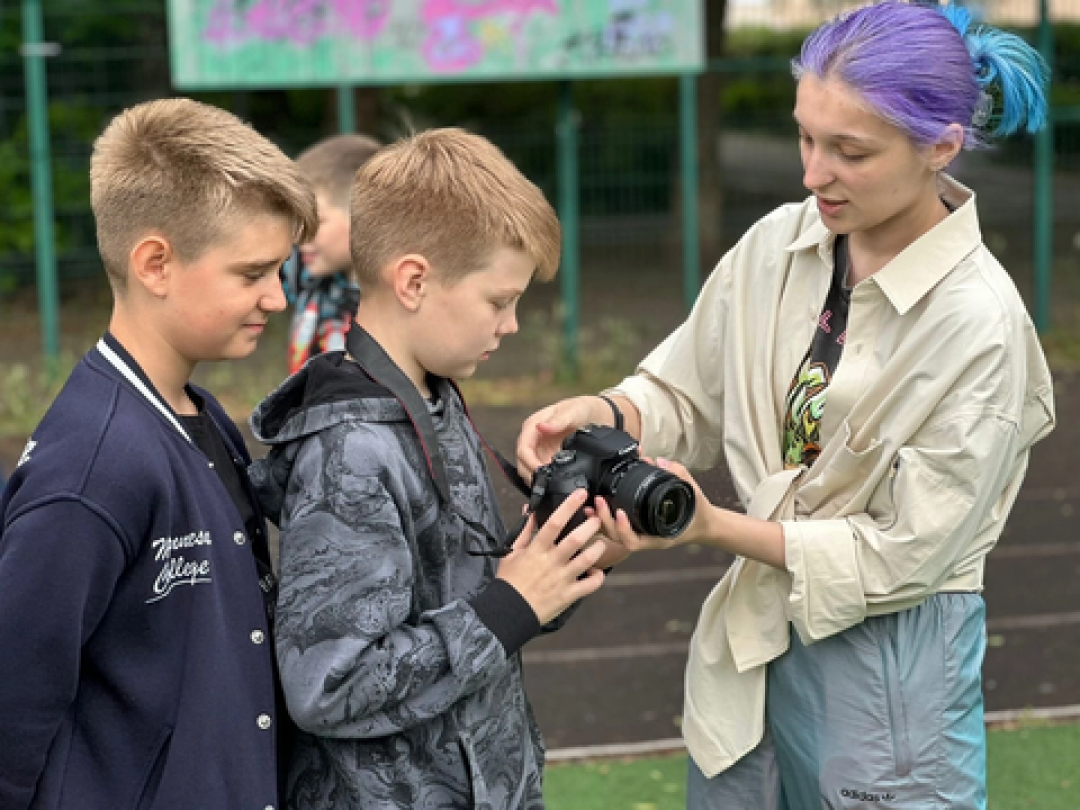Занятие в летнем лагере «Академии ТОП IT»