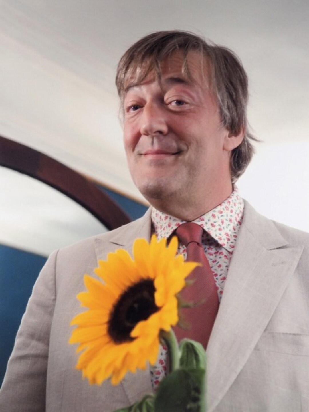 Валентин Барановский, "Британский актер Стивен Фрай в директорской ложе Мариинского театра", 2013 год