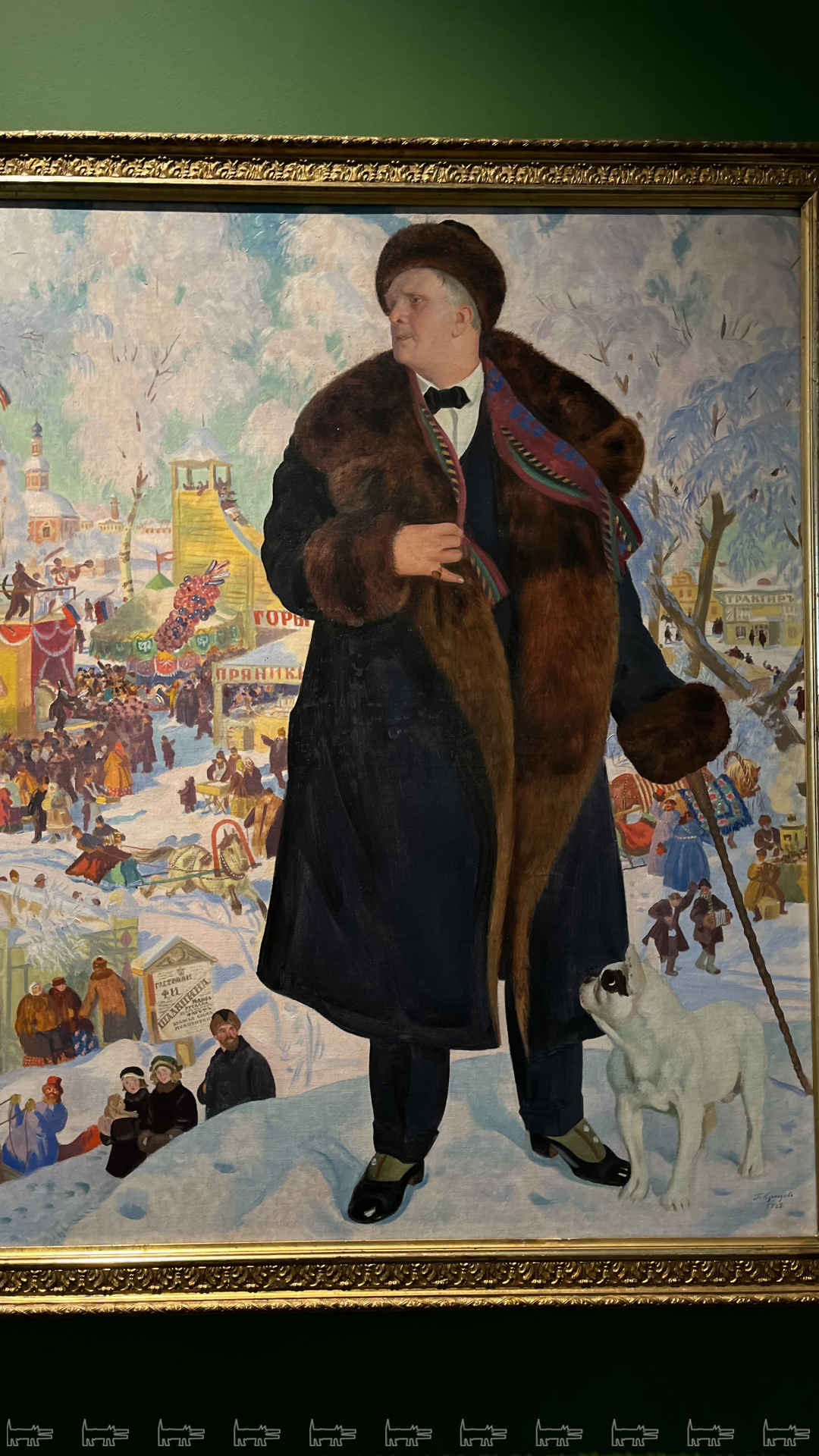 Борис Кустодиев «Портрет Ф. И. Шаляпина», 1922 год