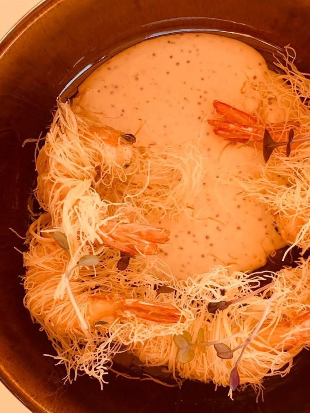 Дубайские креветки в кафе «Улитка»