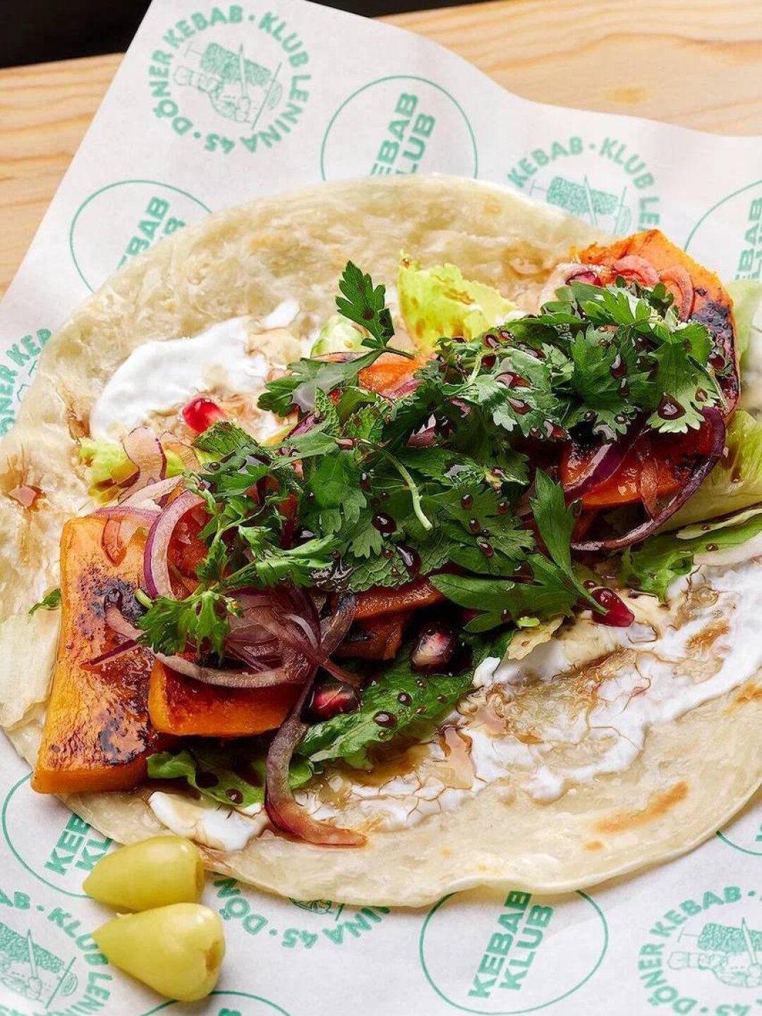 Роти с тыквой из Kebab Klub