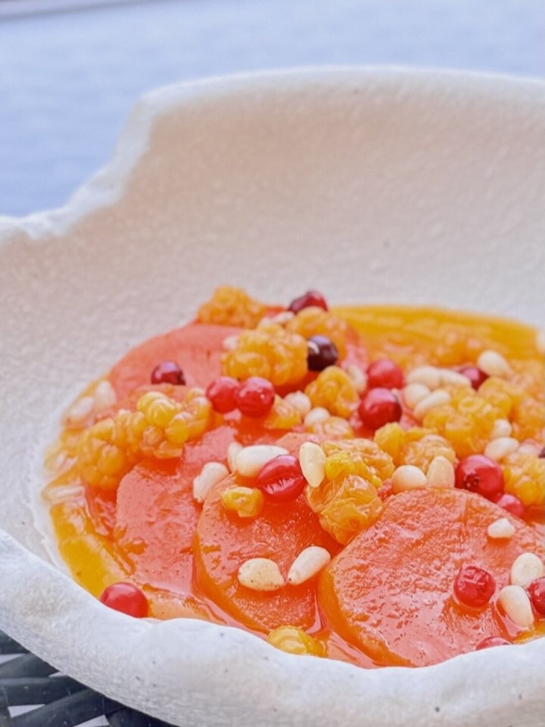 Десерт «По морковь в Соликамск» из ресторана Aura