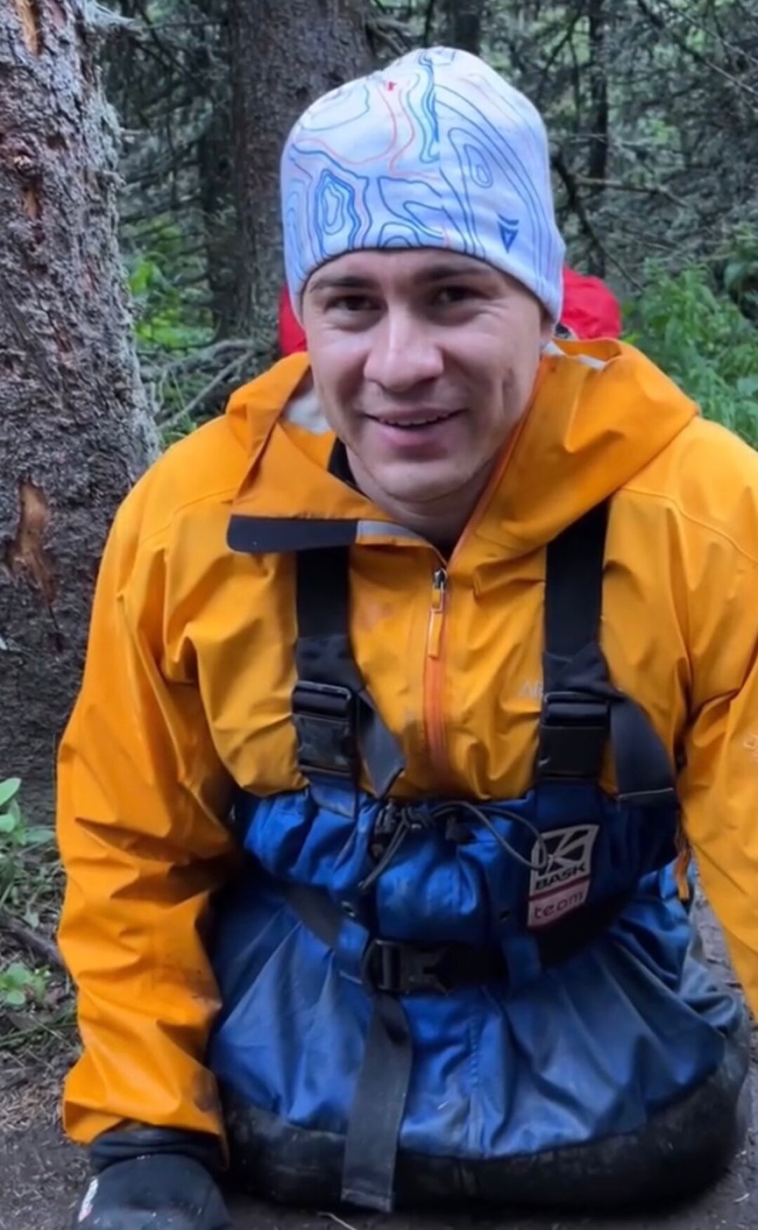 Рустам Набиев перед восхождением на Иремель