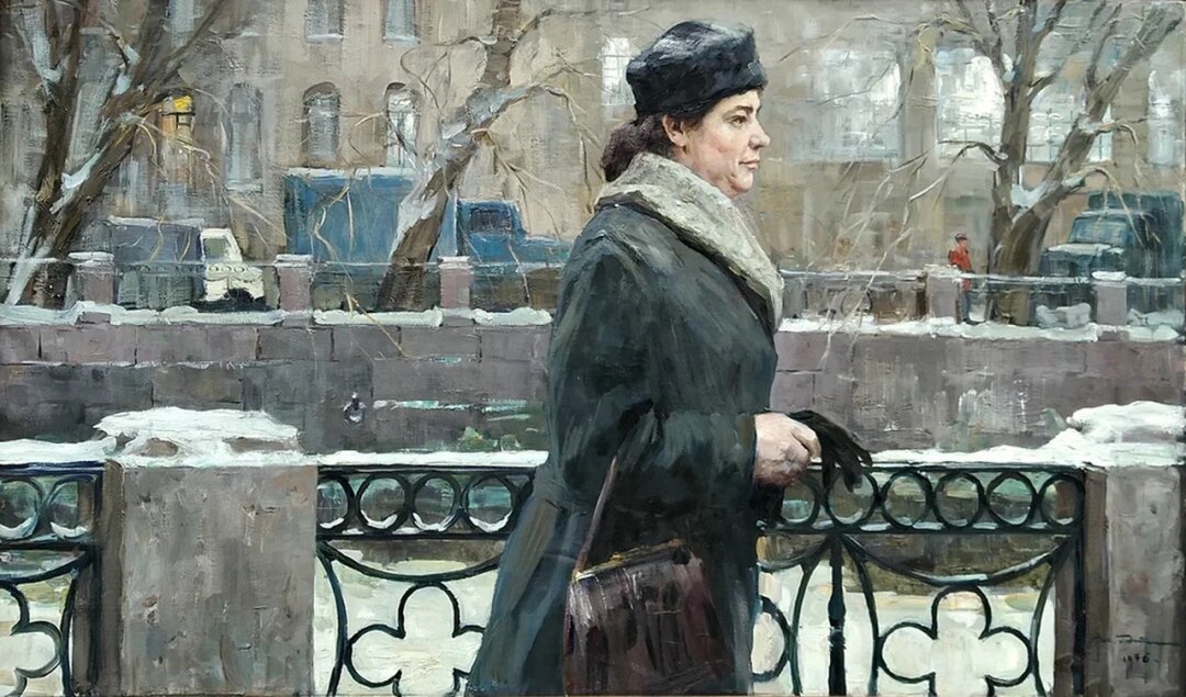 Иван Пентешин. "Работница фабрики имени Володарского Шорина". 1976 год