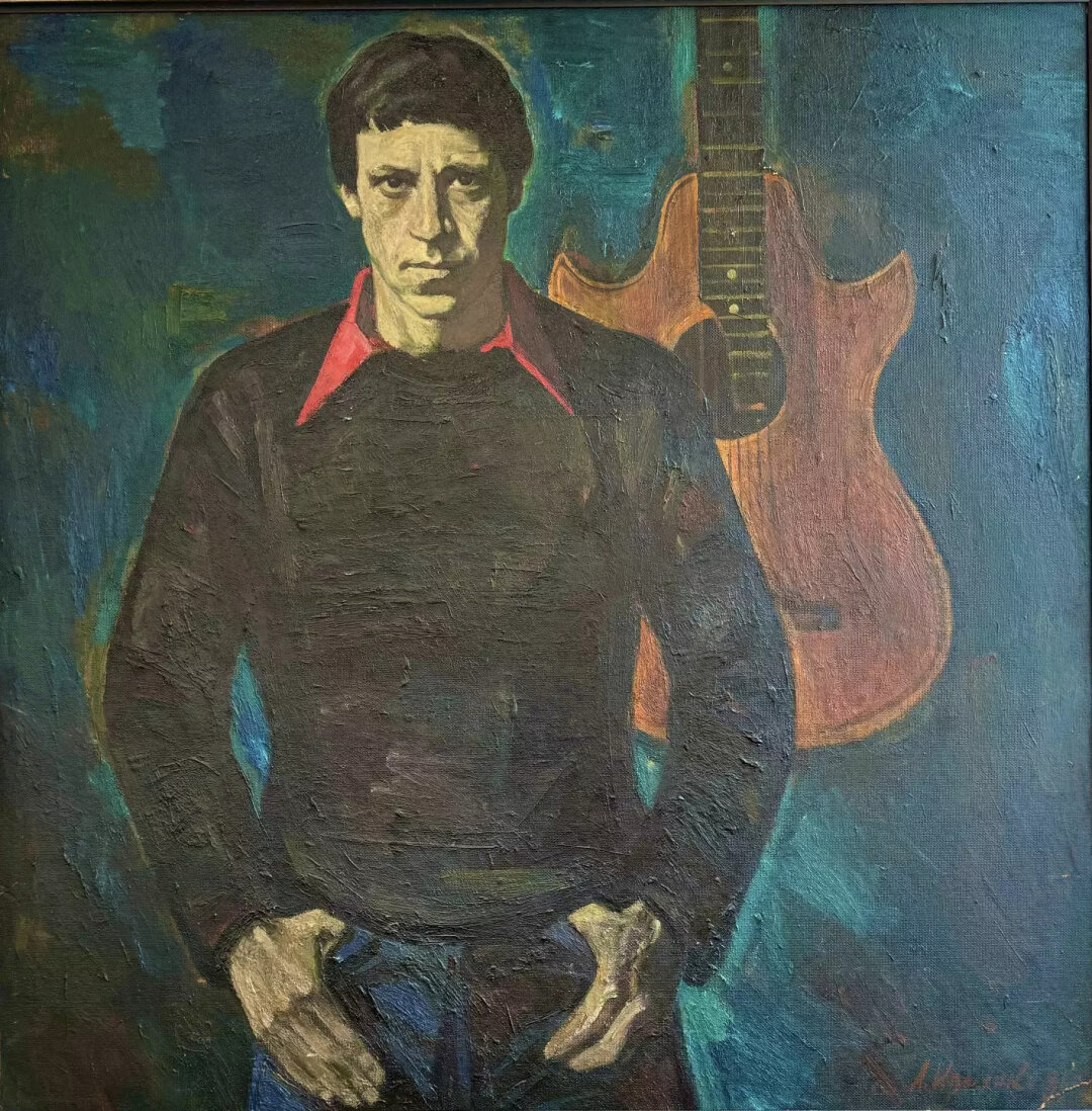 Анатолий Ивасенко. "Портрет Высоцкого". 1981 год