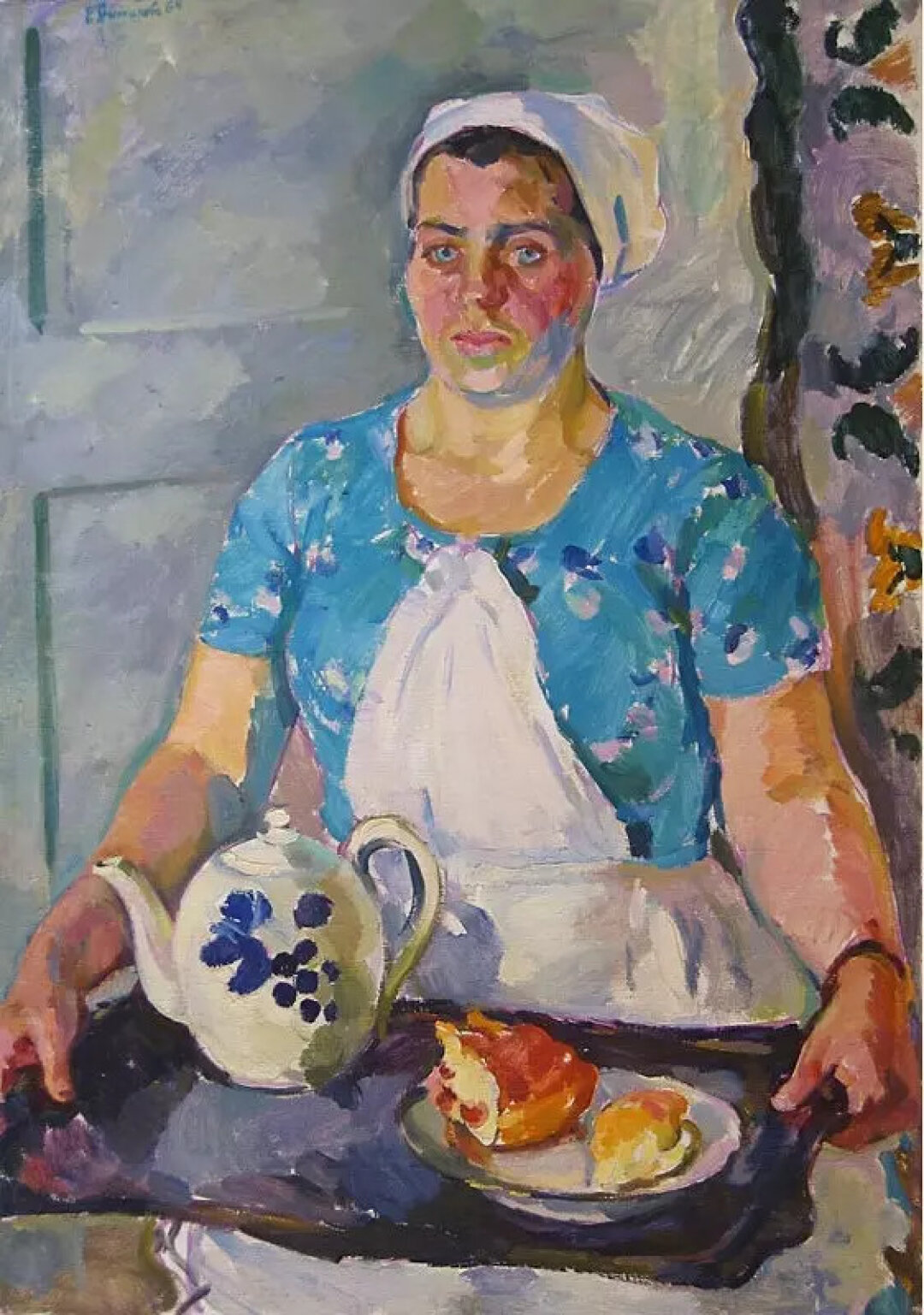 Евгения Антипова. "Официантка". 1964 год