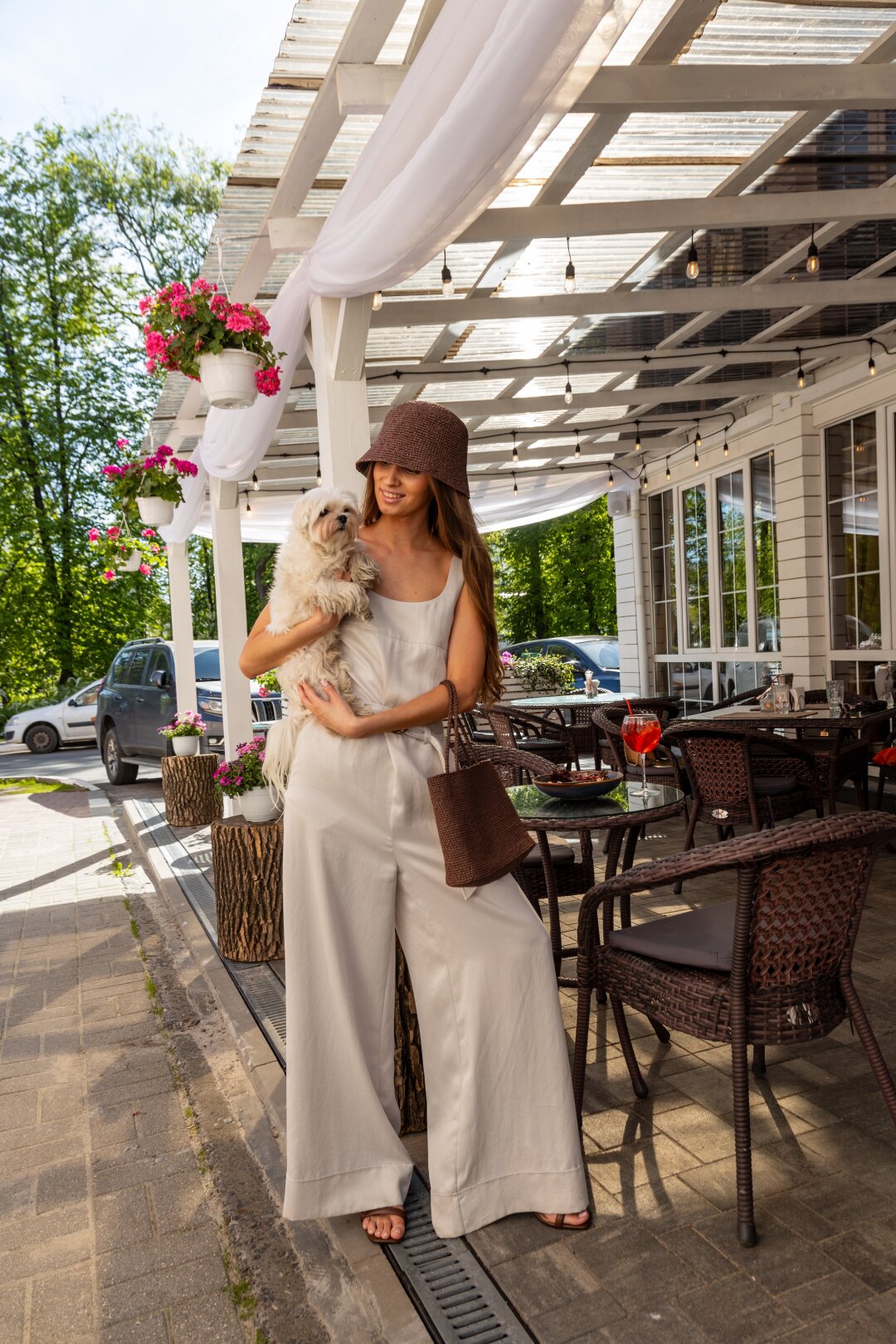 Комбинезон из вискозы