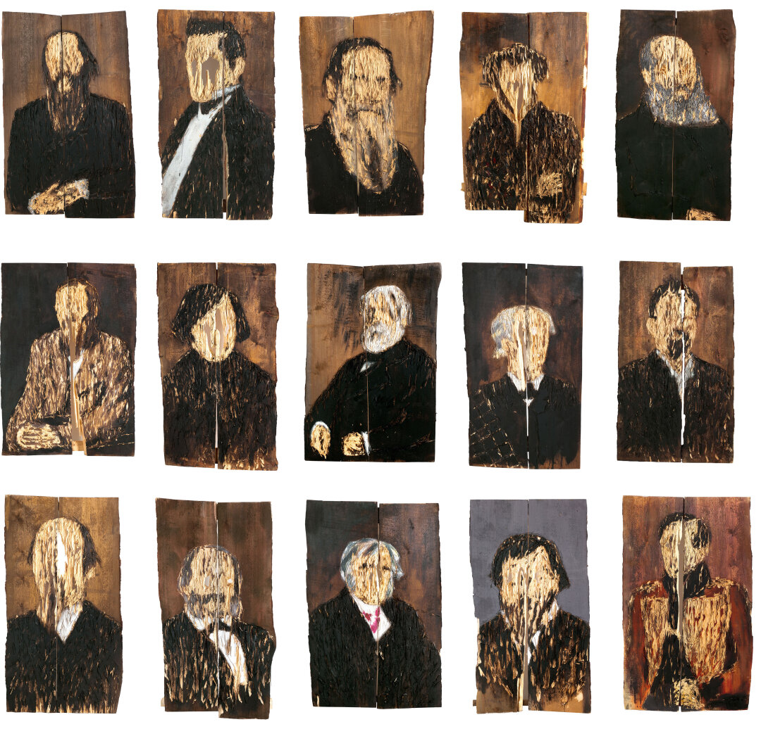 Серию «Русские писатели» (2020) купили в совместное владение коллекционеры Денис Химиляйне и Сергей Лимонов.