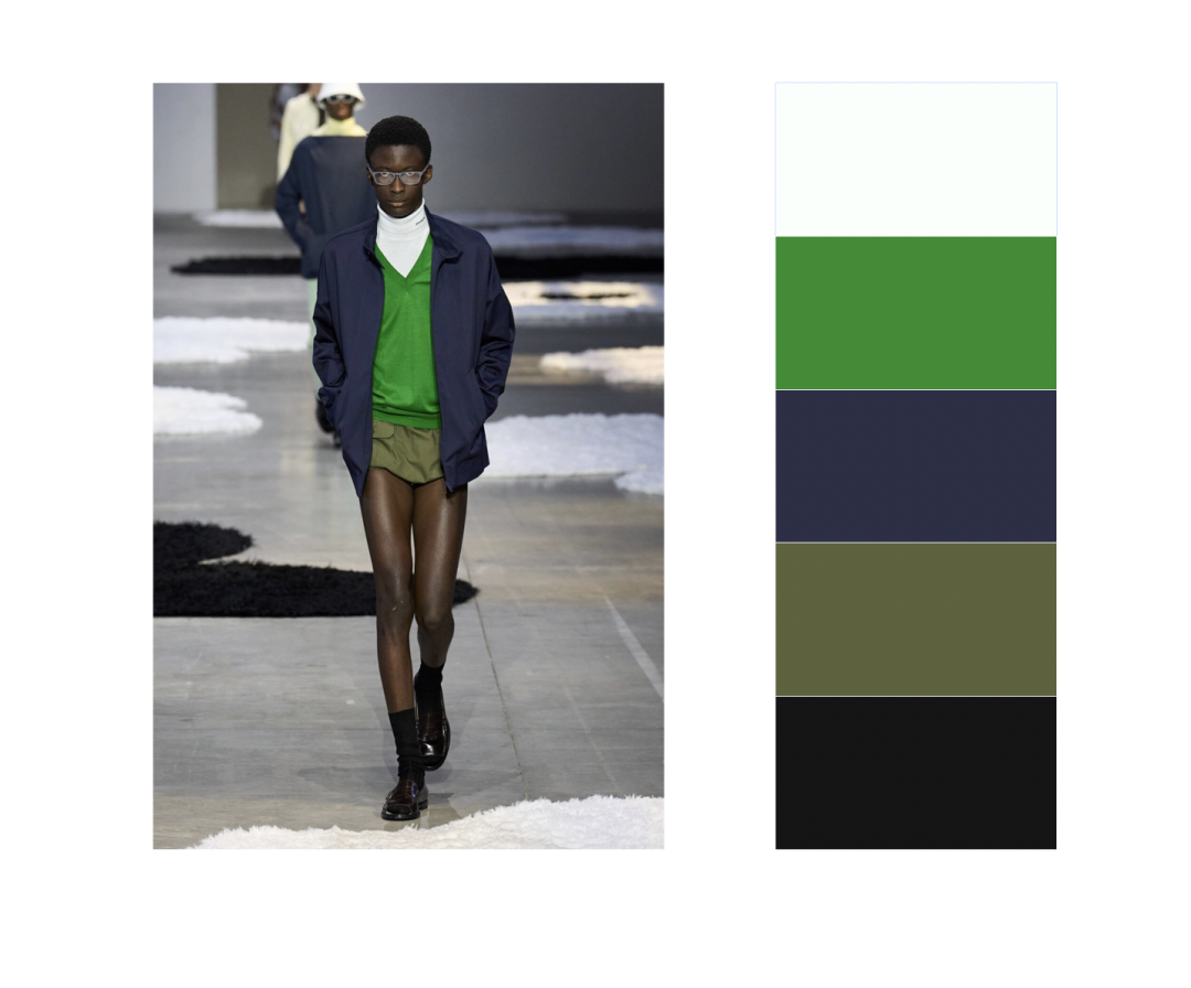 Ярко-зеленый + болотный