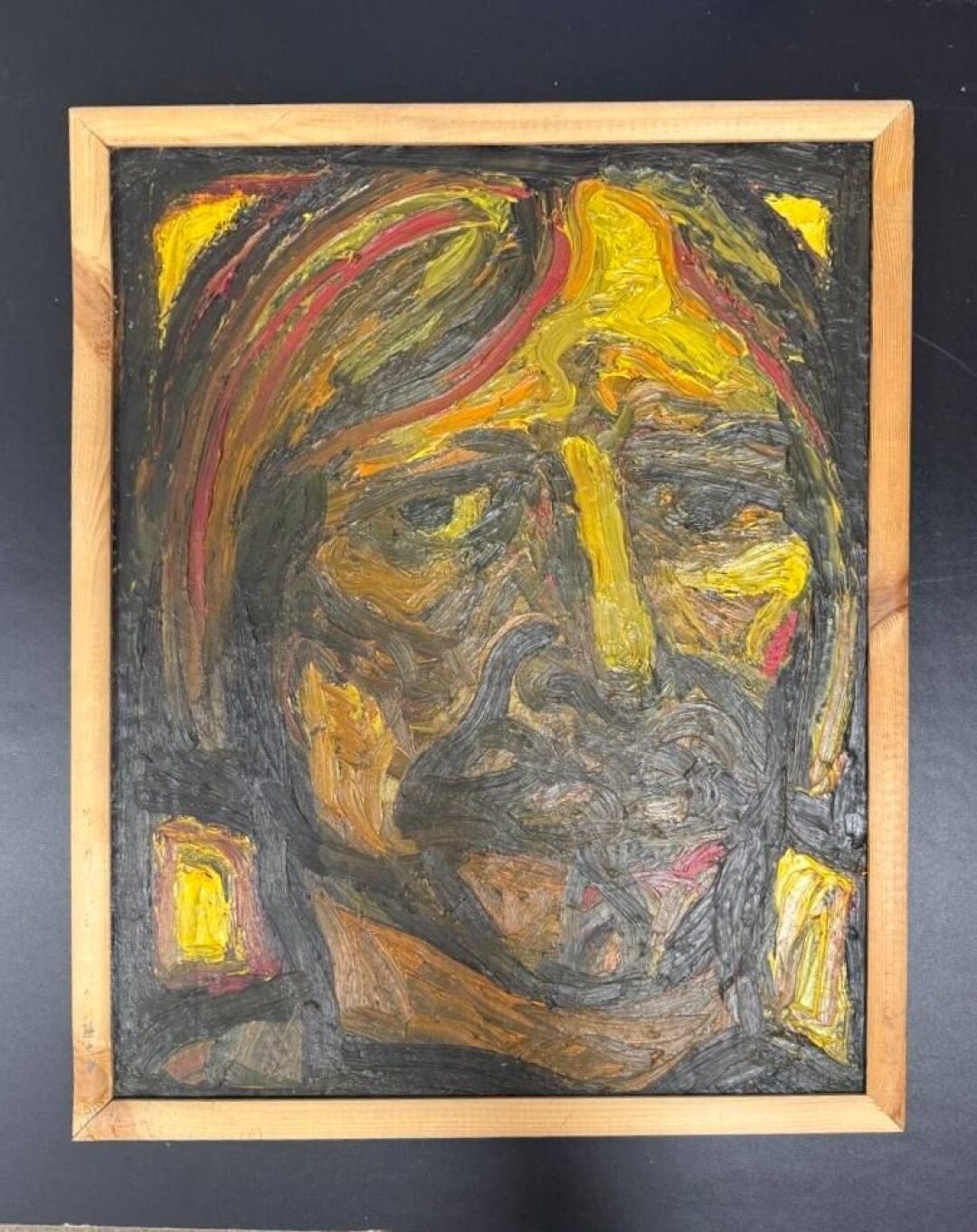 Наталья Жилина, "Портрет Олега Охапкина (Рахлина? в каталоге)", 1975 год