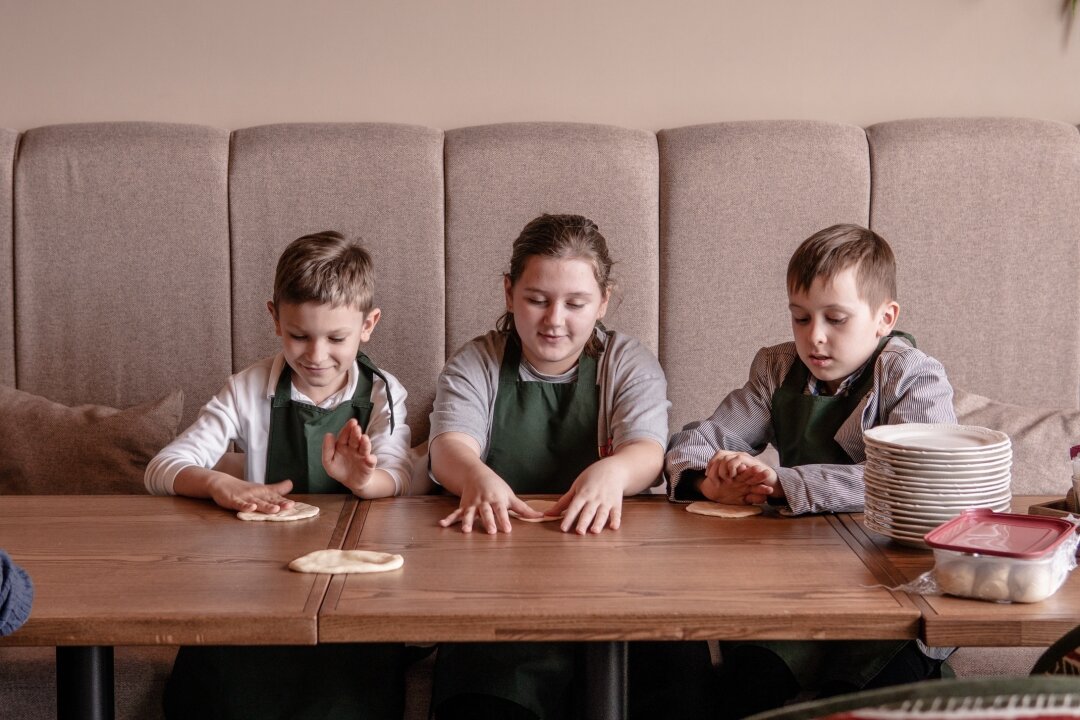 Детский мастер-класс по приготовлению хачапури