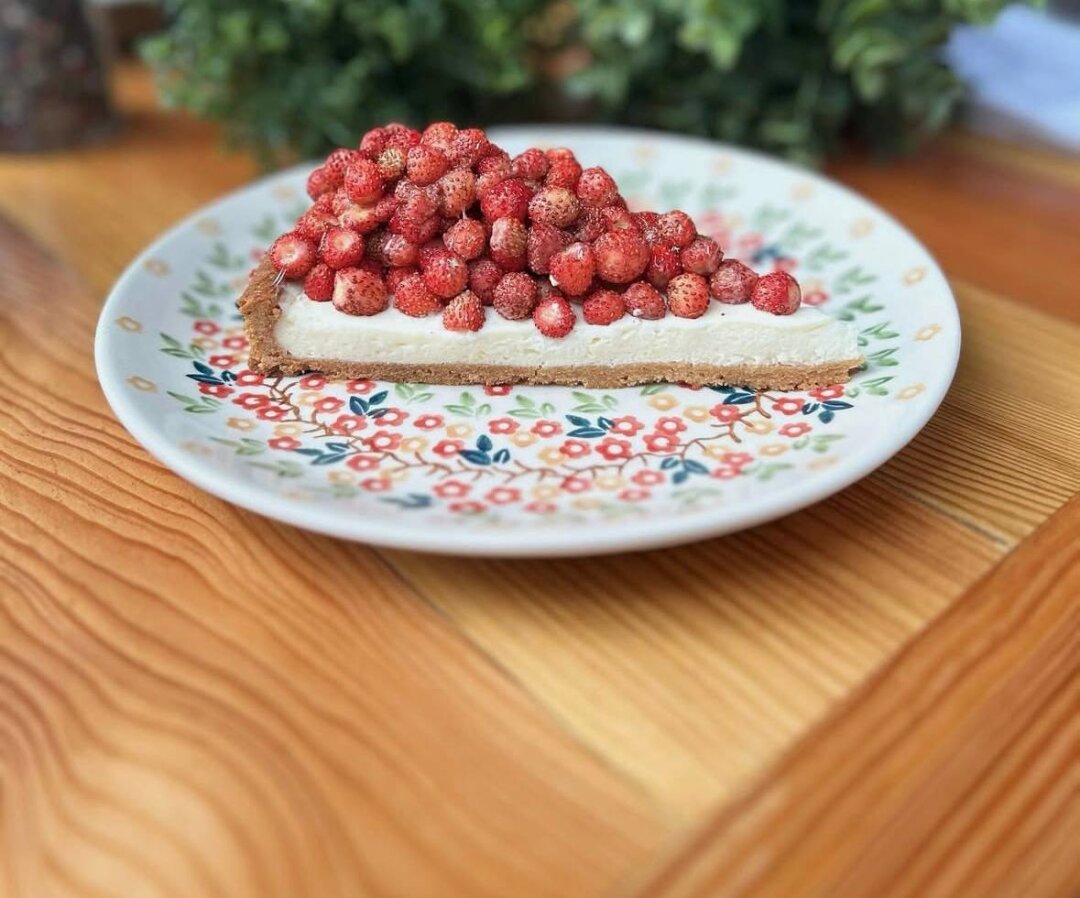 Пирог с земляникой