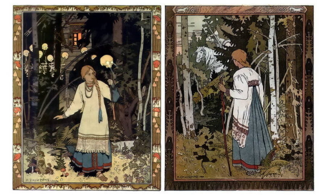 Иллюстрации к сказке «Василиса Прекрасная», 1899-1900 годы