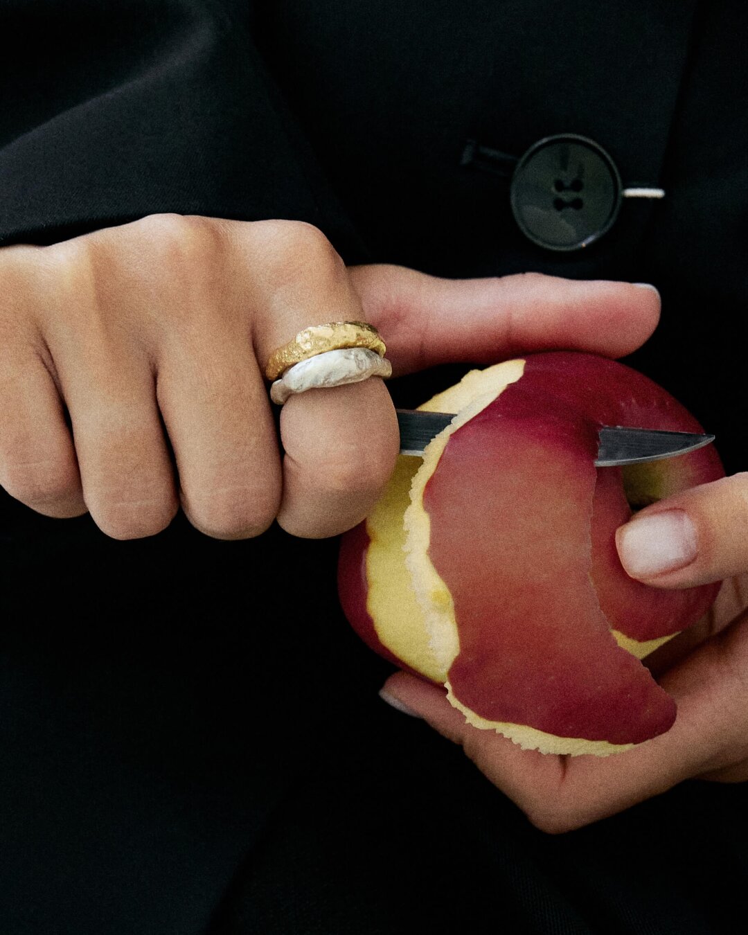 Рельефное кольцо Sade