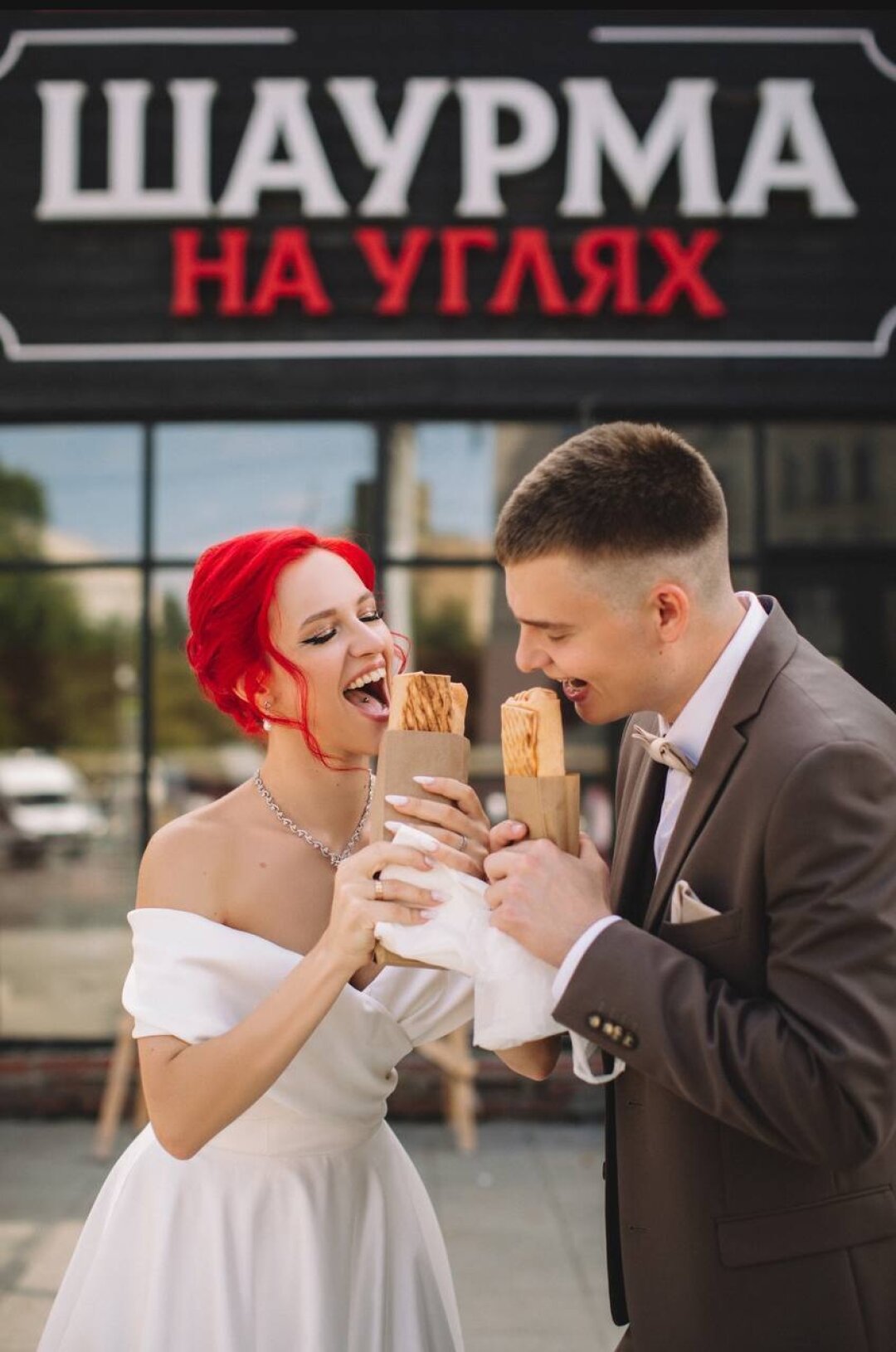 Шаурма на углях