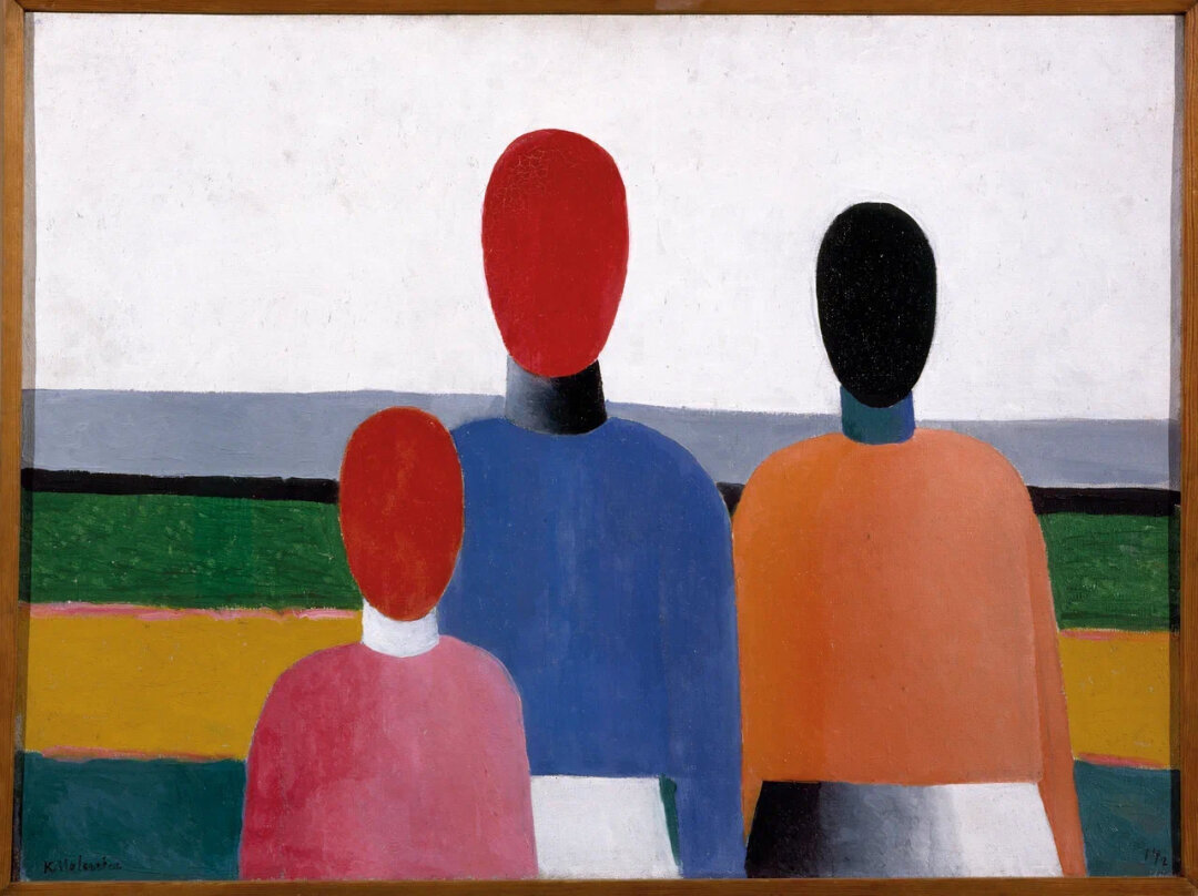 Казимир Малевич, "Три женские фигуры", 1930-е годы