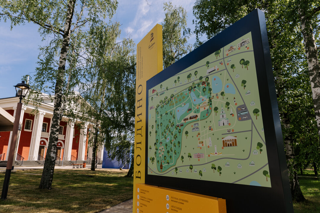 Современная навигация в Большом Болдине