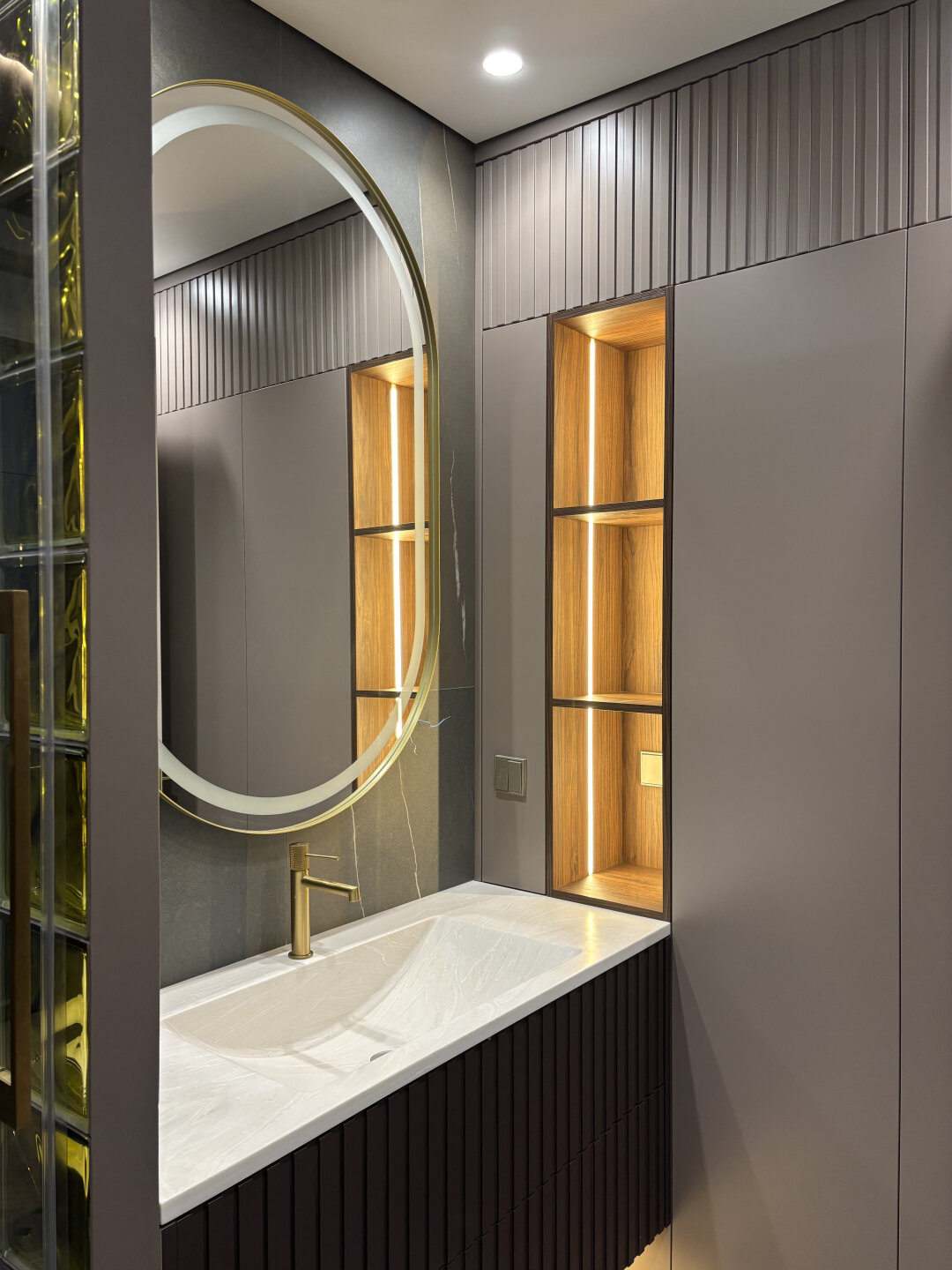 Совместный проект дизайнер Анны Поповой и студии мебели «Концепция уюта» в ЖК «Премьер»