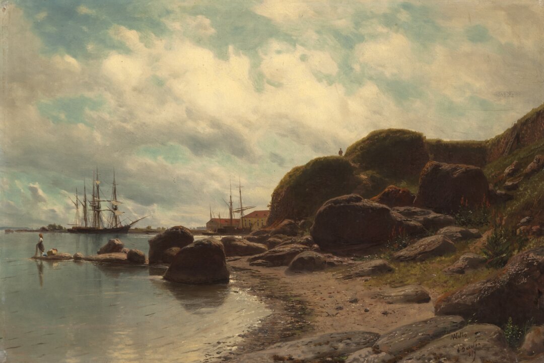 Лев Лагорио, "Морской берег", 1879 год