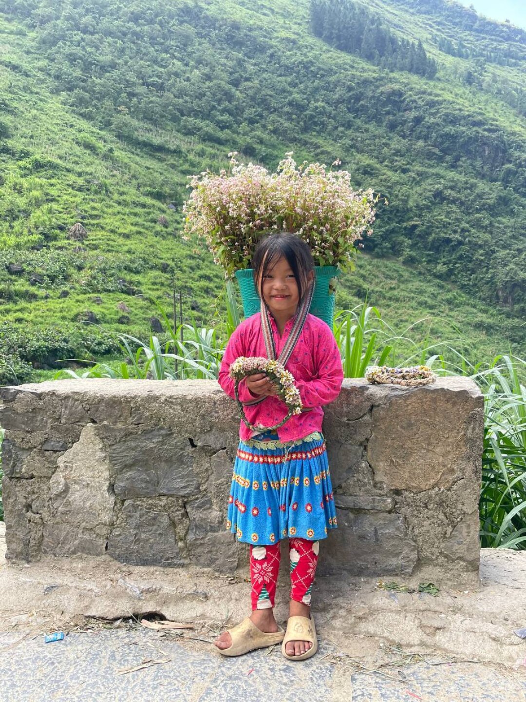 Девочка народности Хмонг, провинция Ха Занг, Вьетнам