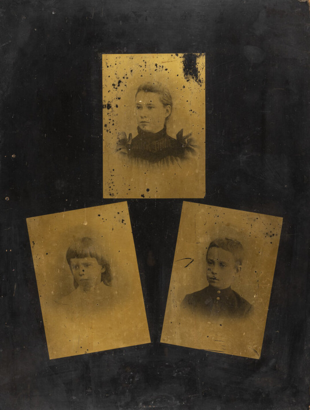 Сашичи Огава, "Три портрета". Мизунотипия, 1896–1899 года