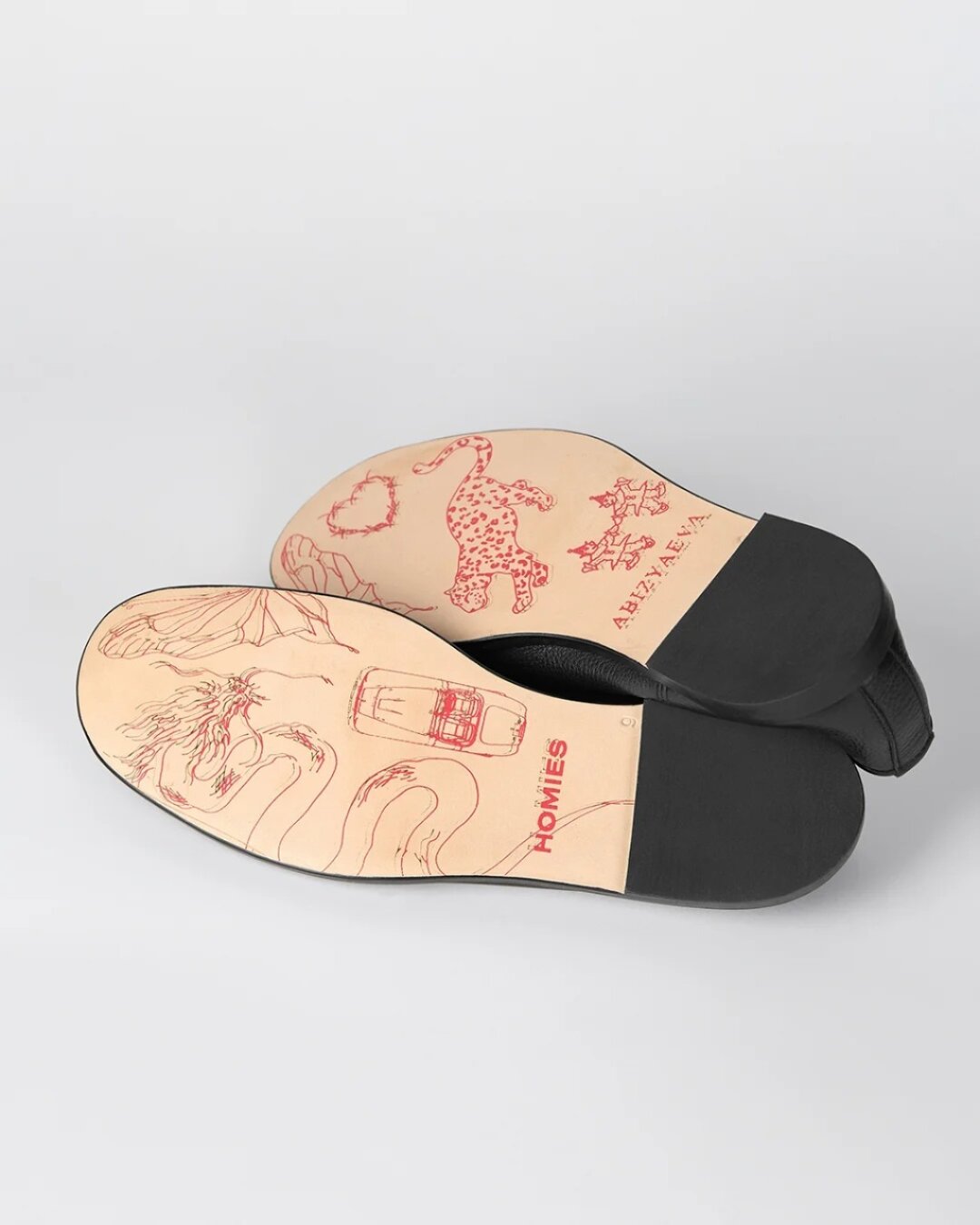 Тапки Homies x Abizyaeva, 38 000 руб.
