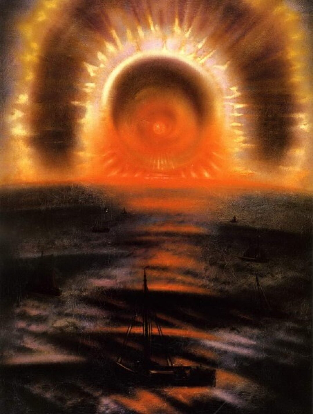 К. Редько. Полуночное солнце (Северное сияние). 1925