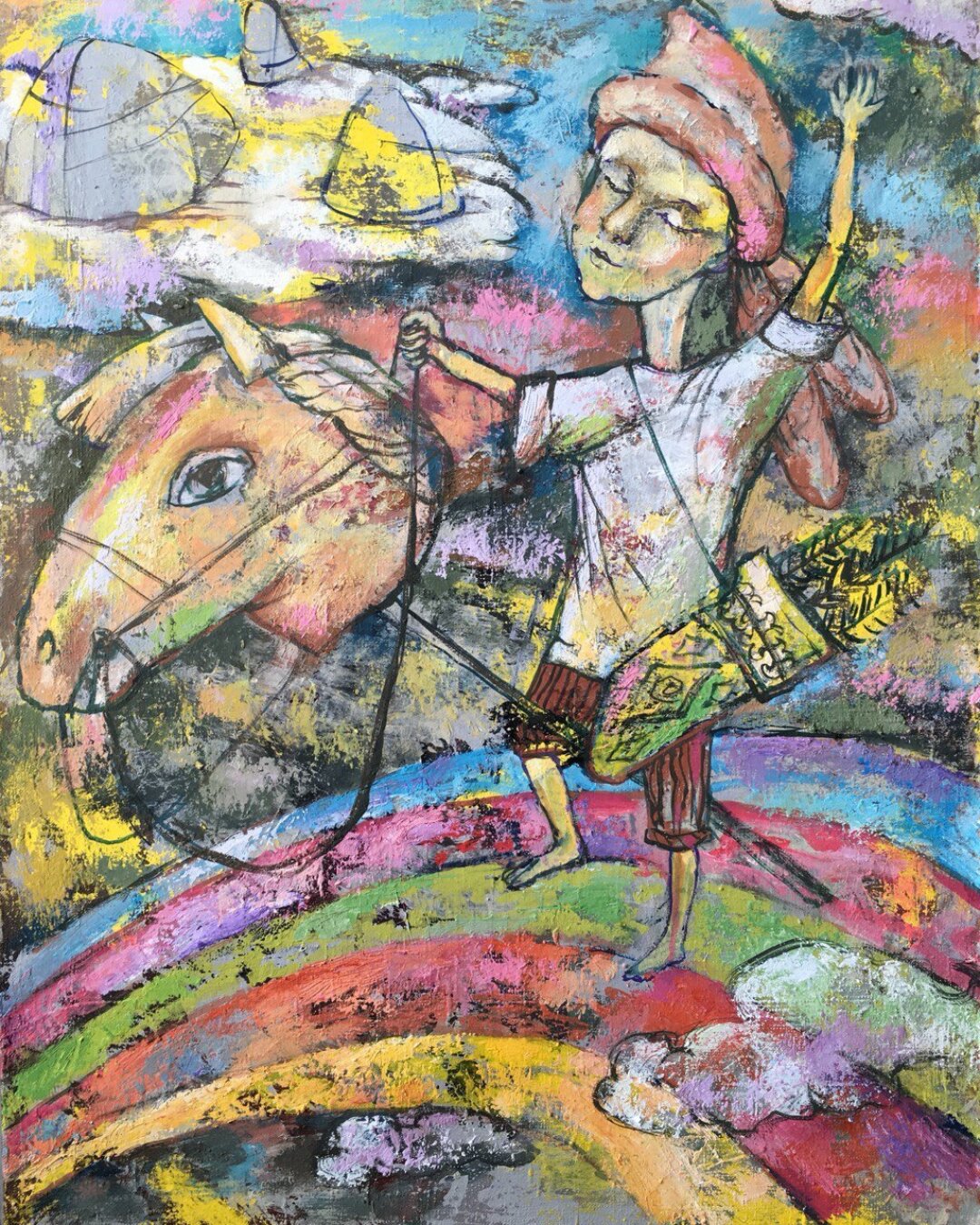 «Любовь к родному краю» из серии «Национальные мотивы», Раушания Бадретдинова