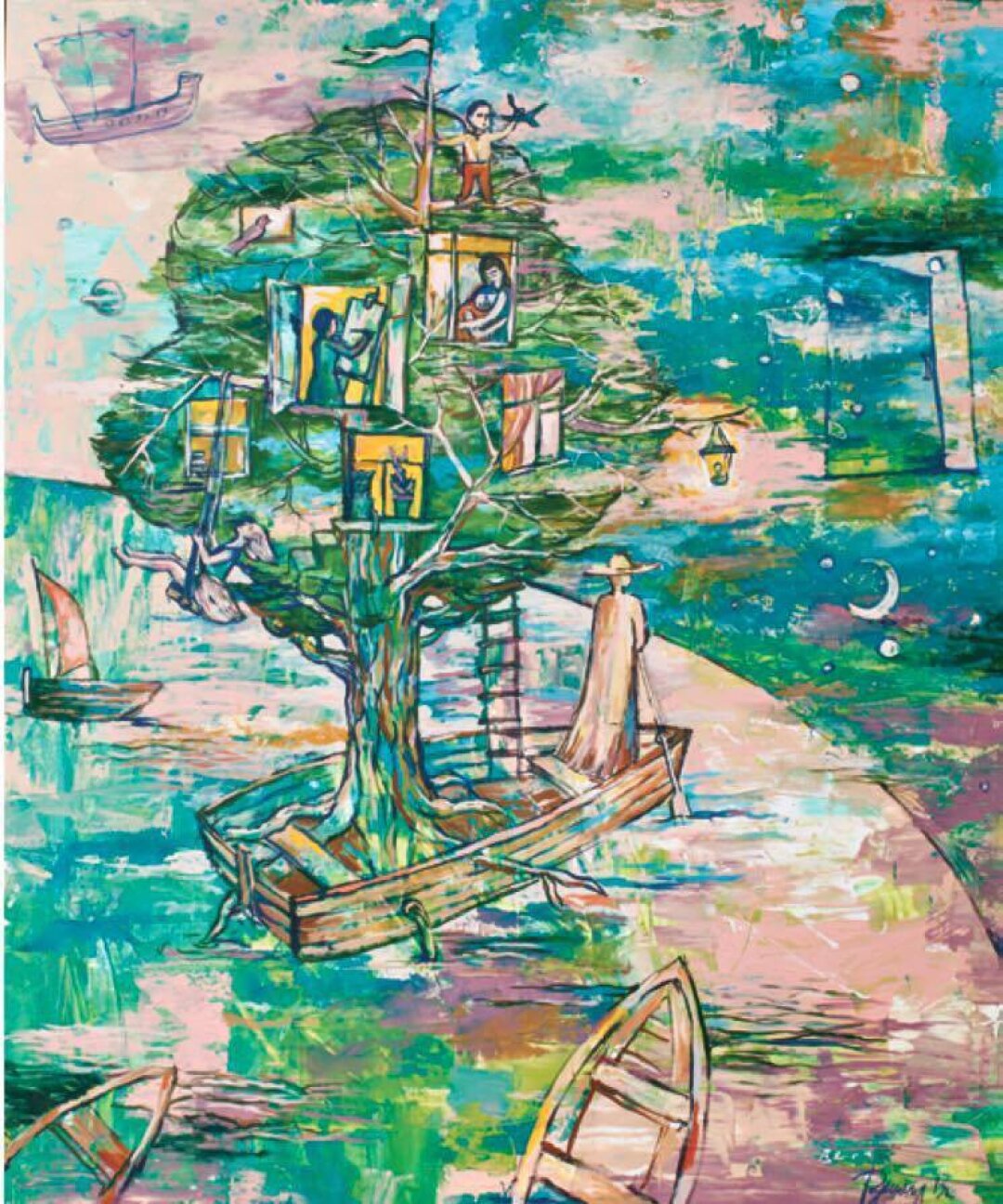 «Поиск дома», Раушания Бадретдинова. Работа заняла первое место на конкурсе New York Realism в Нью-Йорке