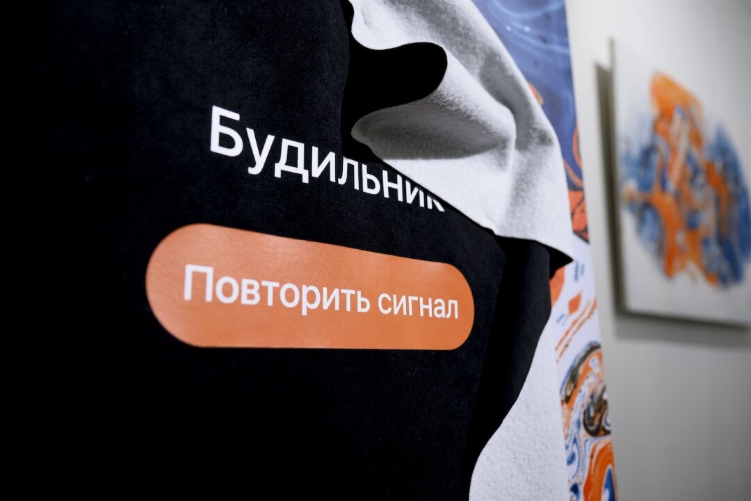 Марина Звягинцева. Инсталляция "Подъем!"