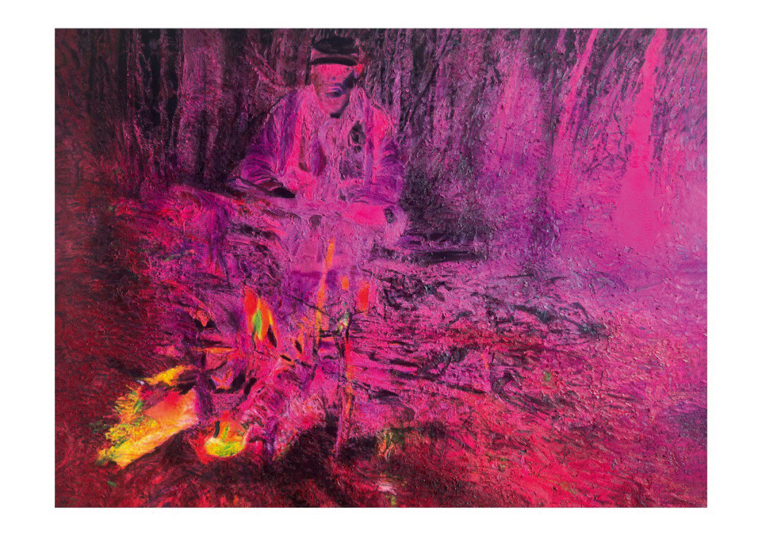 Юлия Мортис. The ametyst deceiver. Флис, воск, масляная пастель