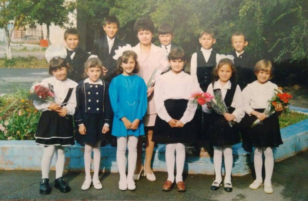 Фидан Кульмухаметов со своим классом