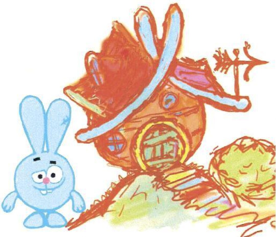 Почти финальный набросок домика Кроша