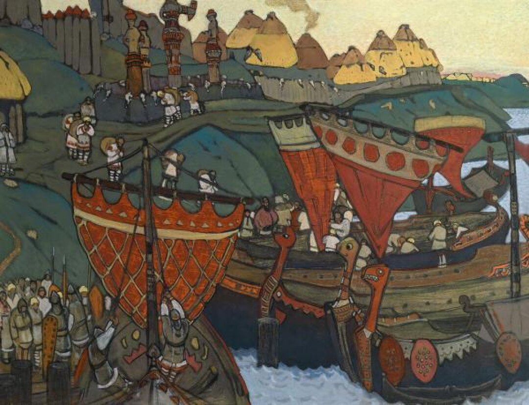 «Славяне на Днепре», Рерих Н. К.