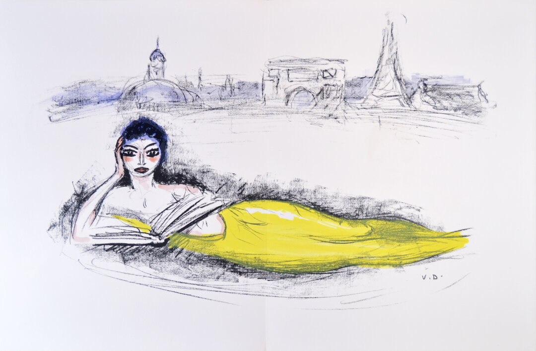 Кес ван Донген, "Сена", цикл «Взгляд на Париж», 1962 год