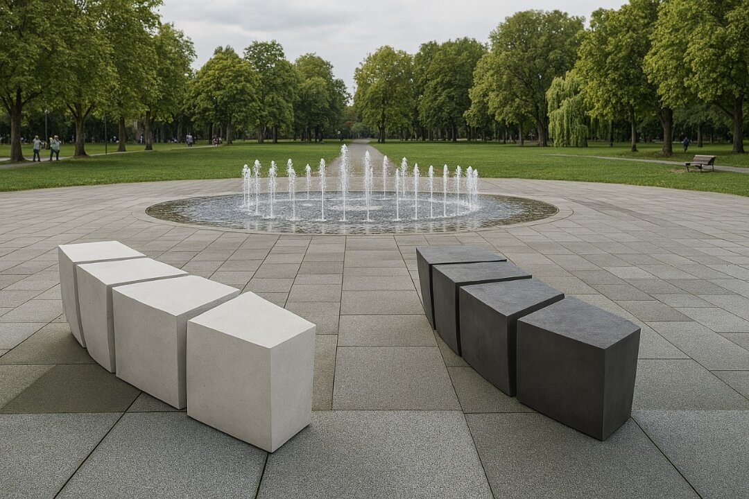 Архитектурная мебель для общественных пространств. Скамья «Разделенное единство»