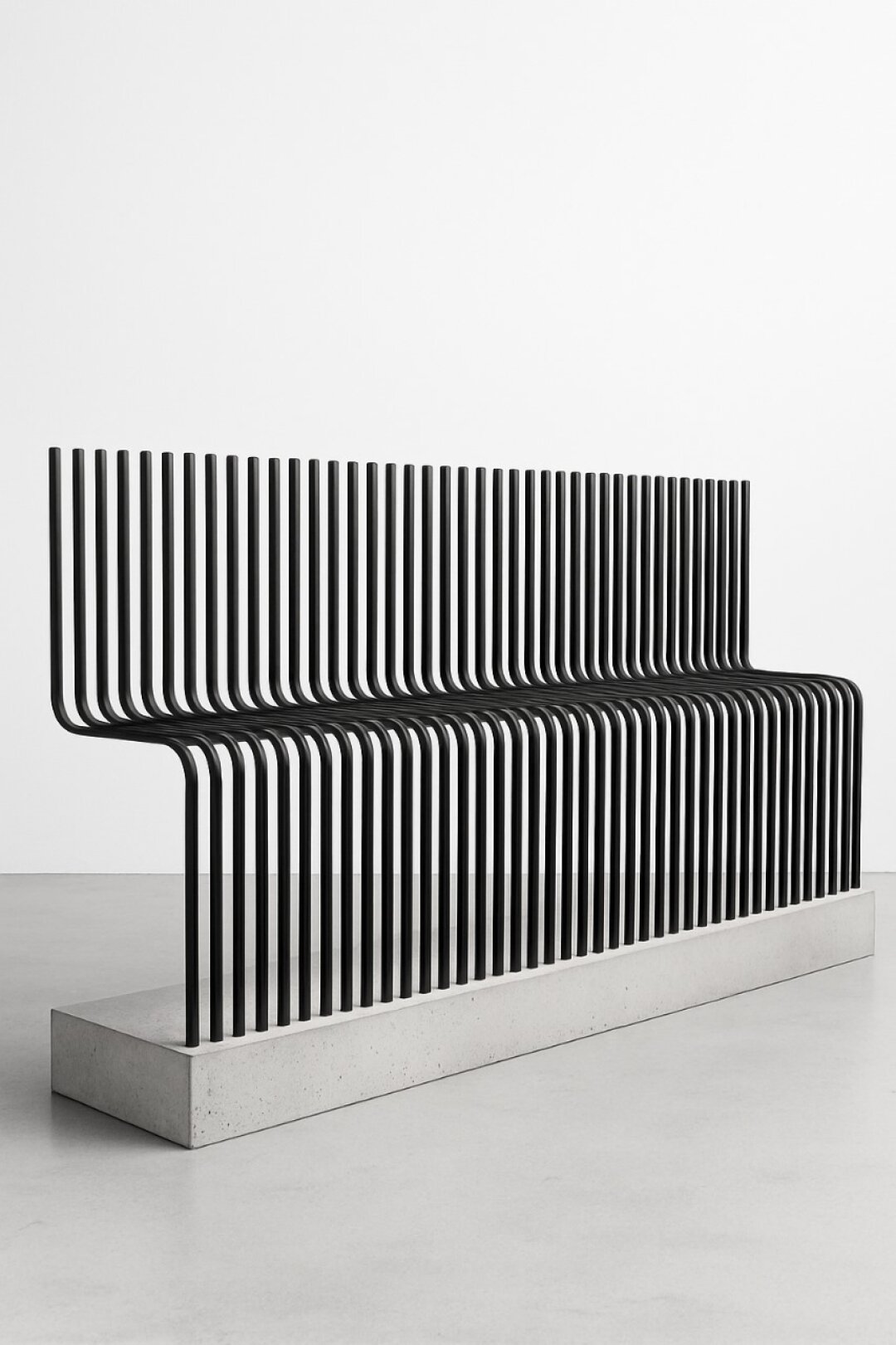 Минимализм для городских пространств. Скамья Urban ReBar